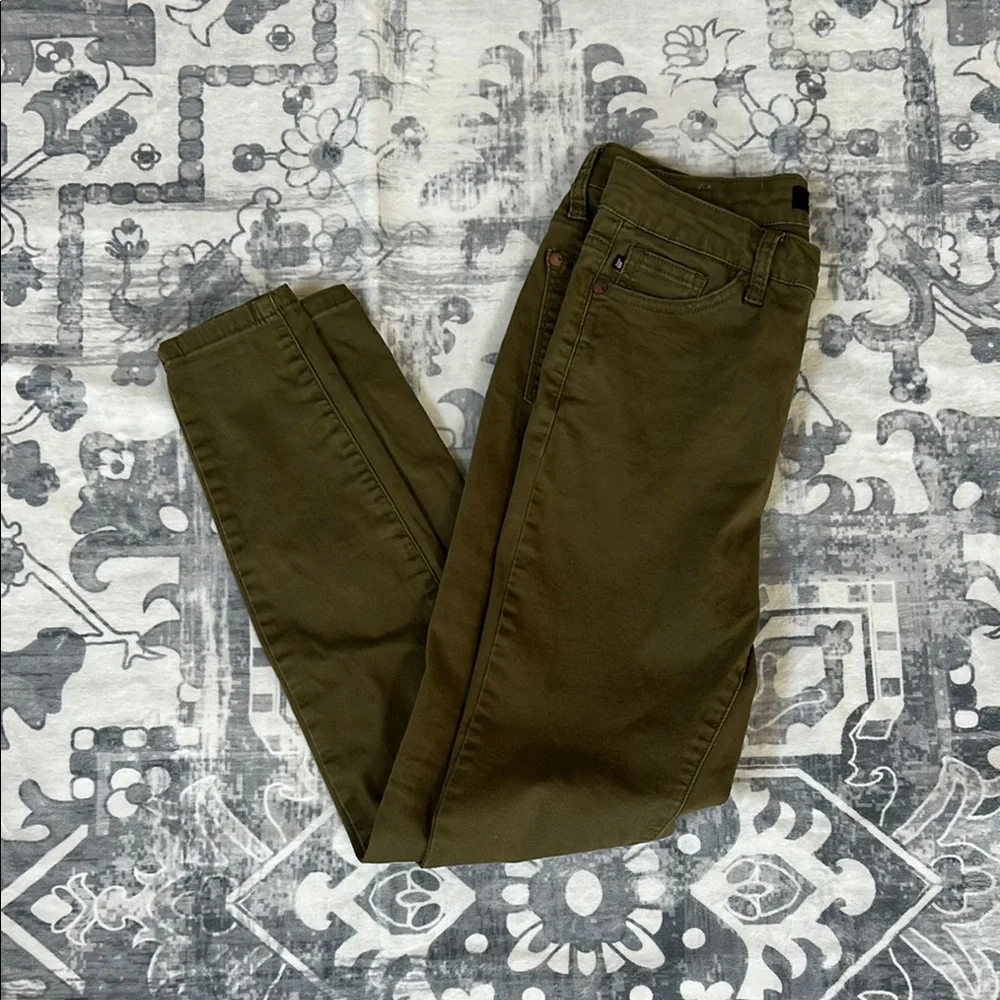 Judy Blue Olive Green Skinny Jeans Size 7/28 Style# JB88146 - Picture 11 of 12